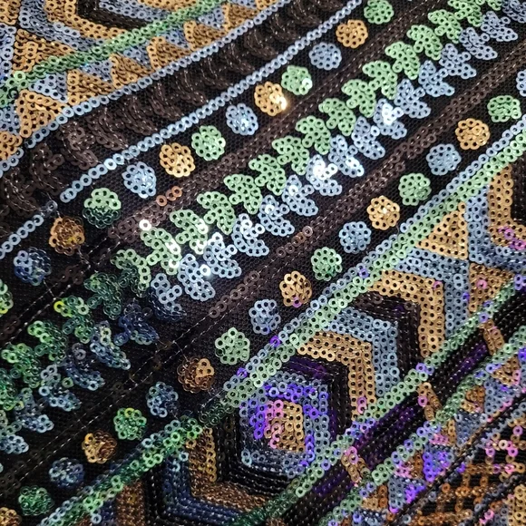 Anthropologie “elevenses” Glam Sequin Open Blazer, Size S, Brand New - Picture 4 of 5